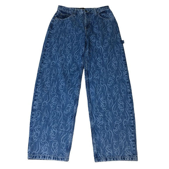 ASOS design Baggy High Waisted Rise Skater Jeans - Women’s 30/32 - Picture 2 of 14